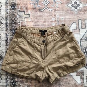 H&M Linen Blend Shorts